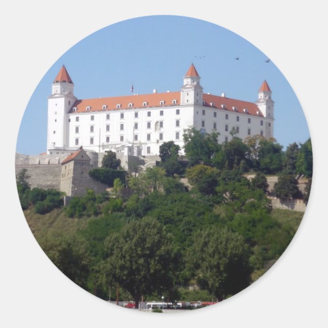 Sticker Rond le château de bratislava (Devant)