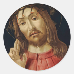 Sticker Rond Le Christ ressuscité