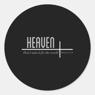 Sticker Rond Le Ciel Ne Le Manque Pas Pour Le Monde Christian J