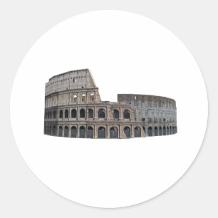 Sticker Rond Le Colisée de Rome : Modèle 3D :