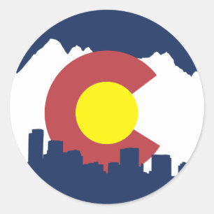 Sticker Rond Le Colorado