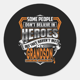 Sticker Rond Le combat de mon grand-fils est ma lutte contre la