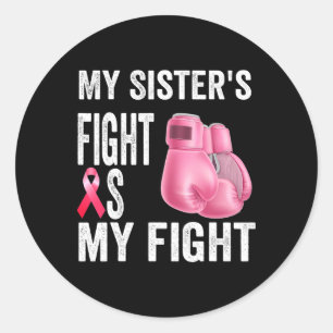 Sticker Rond Le Combat de My Sister