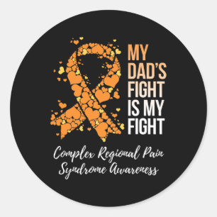 Sticker Rond Le complexe de combat de mon père Syndrome régiona