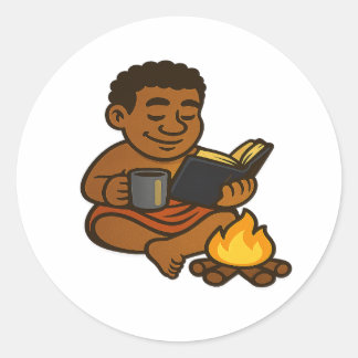 Sticker Rond Le conteur de Dumi