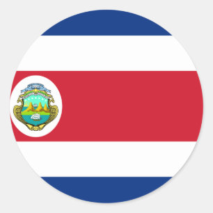 Sticker Rond le Costa Rica