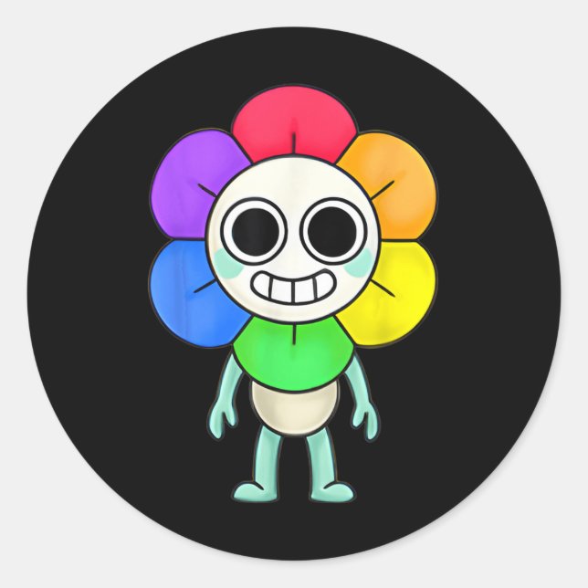 Sticker Rond Le costume Mondial de Dandy pour enfants et adulte (Devant)