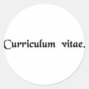 Sticker Rond Le cours de sa vie