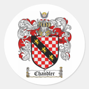 STICKER ROND LE CREST DE FAMILLE DE FOURNISSEUR - MANTEAU DE