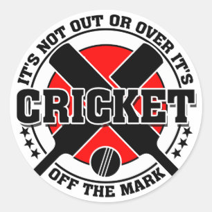 Sticker Rond Le cricket n'est plus au rendez-vous