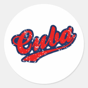 Sticker Rond Le Cuba