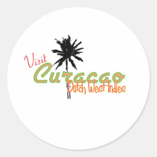 Sticker Rond Le Curaçao