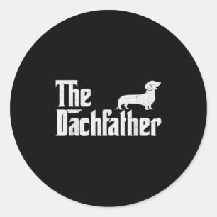 Sticker Rond Le Dachshund Drôle Cadeaux De Chien Wiener Pour Le