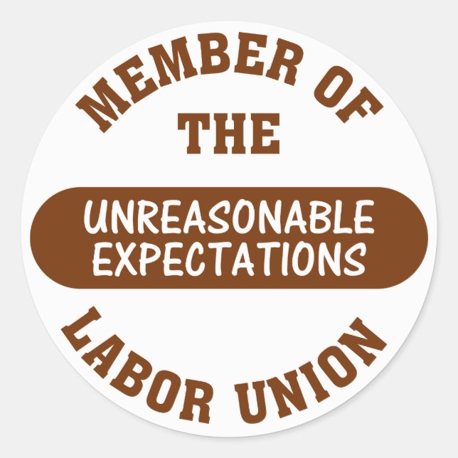 Sticker Rond Le délai de ce projet est complètement déraisonnab (Devant)