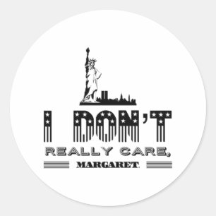 Sticker Rond Le Dernier mot de Jd Vance sur l'autocollant