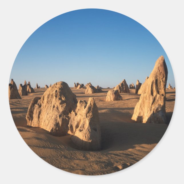 Sticker Rond le désert des Pinnacles dans le parc national de N (Devant)