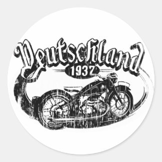 Sticker Rond Le Deutschland Motowear