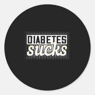 Sticker Rond Le diabète sucré