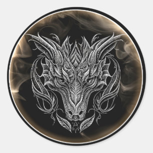 Sticker Rond Le Dragon