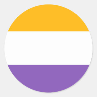 Sticker Rond Le drapeau américain du suffrage indique le droit