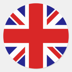 Sticker Rond Le drapeau Union Jack
