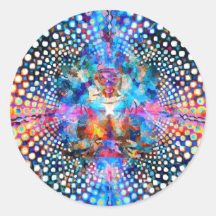 Sticker Rond Le filet de l'INDRA