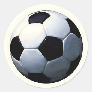 Sticker Rond Le football - ballon de football
