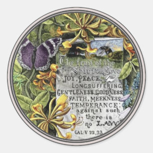 Sticker Rond Le Fruit de l'Esprit
