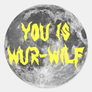 Sticker Rond le fYou est Wur-wilf !