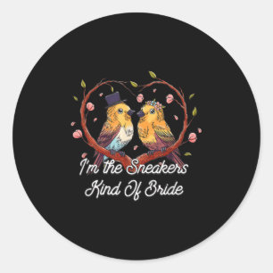 Sticker Rond Le Genre Basket De Femme Mariage Future Femme