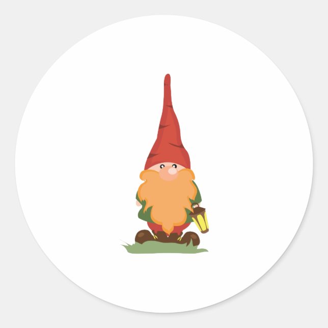 Sticker Rond Le Gnome (Devant)