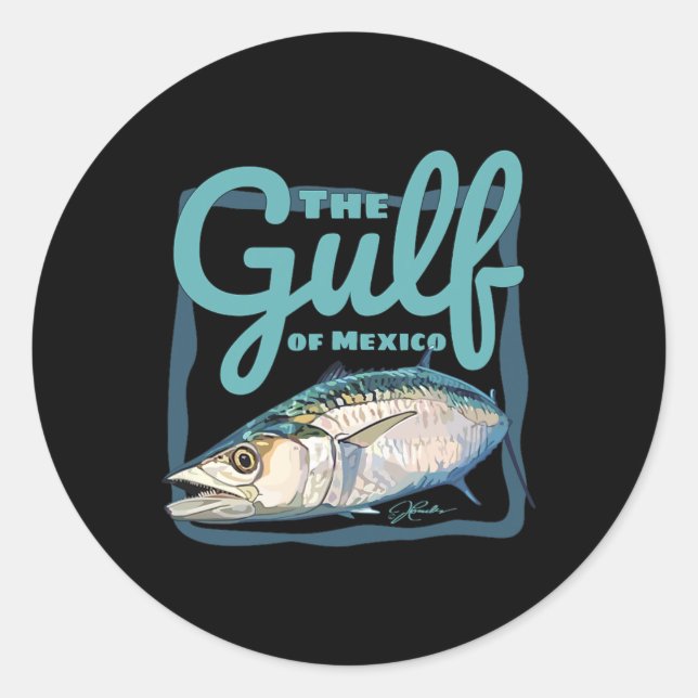 Sticker Rond Le Golfe Du Mexique5 (Devant)