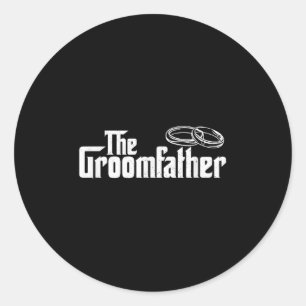 Sticker Rond Le Groomfather - Père De La Mariée Mariage Groom
