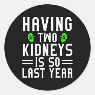 Sticker Rond Le guerrier de la maladie Transplant Orgue Donateu