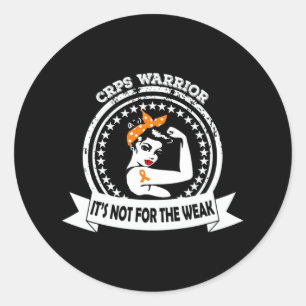 Sticker Rond Le Guerrier du SPRC n'est pas pour le mauvais ruba
