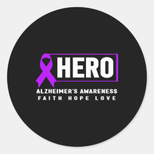 Sticker Rond Le héros de Heimerheimer - Ruban violet de Heimerh