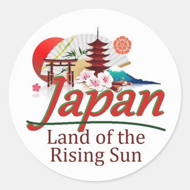 STICKER ROND LE JAPON (Devant)