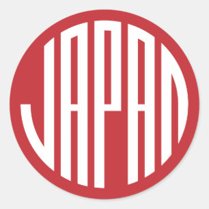 Sticker Rond Le Japon - conception ronde japonaise