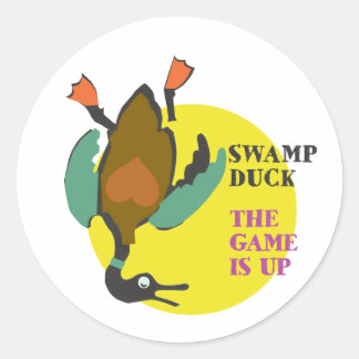 Sticker Rond Le Jeu Est En T-shirt