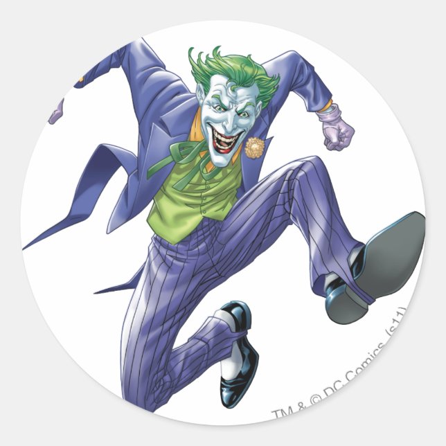 Sticker Rond Le Joker Jumps (Devant)