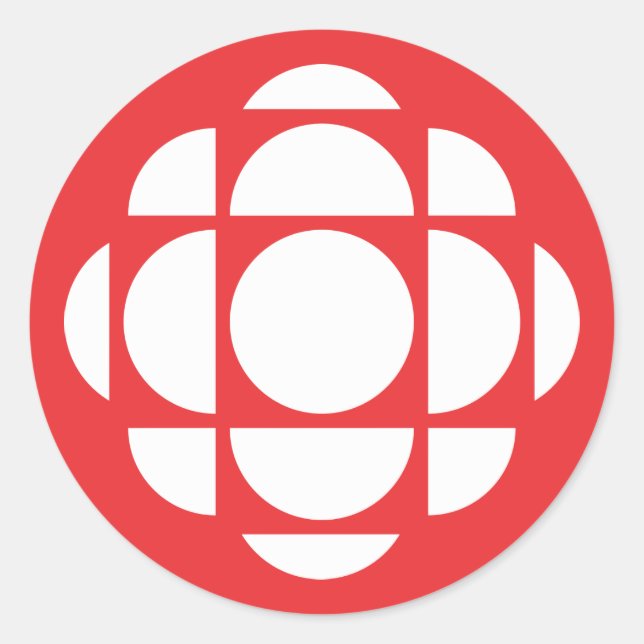 Sticker Rond  Le Joyau de CBC/Radio-Canada (Devant)