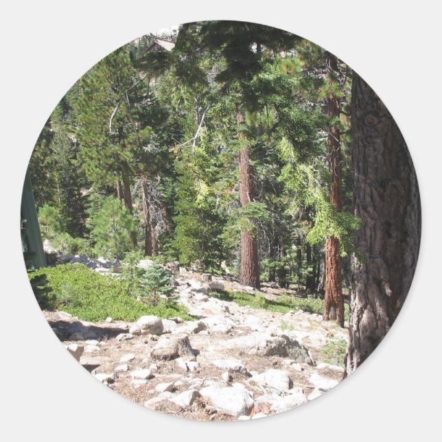 Sticker Rond Le lac Tahoe (Devant)