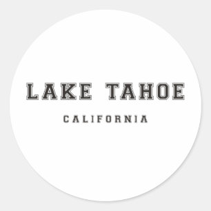 Sticker Rond Le lac Tahoe en Californie