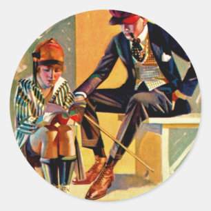 Sticker Rond Le Magazine L Sytem