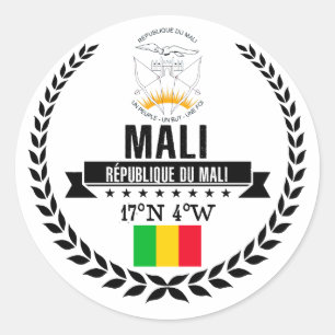 Sticker Rond Le Mali