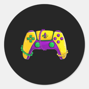 Sticker Rond Le Mardi gras des enfants