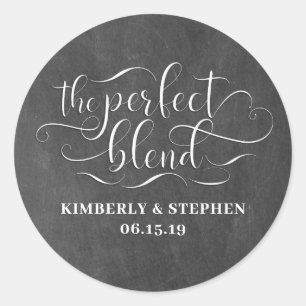 Sticker Rond Le Mariage de fusion parfait