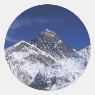 Sticker Rond Le mont Everest