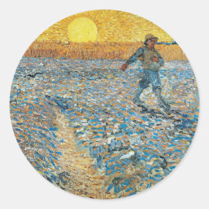 Sticker Rond Le moteur   Vincent van Gogh