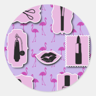 Sticker Rond Le Motif du logo cosmétique